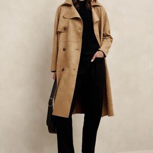 Banana Republic Women’s Vegan Suade Trench